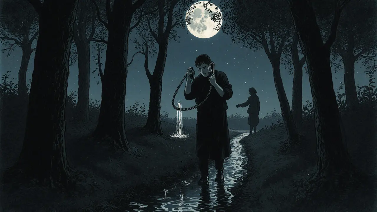 Osoba v krizi počítá stromy, myje si ruce pod proudem a volá kamaráda.