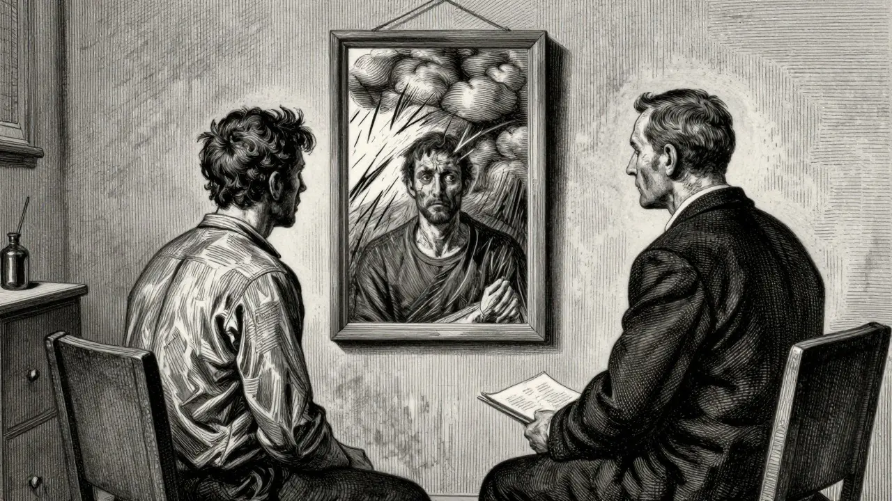 Terapeutický proces jako zrcadlo emocí v ilustraci